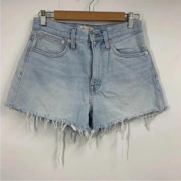 Madewell Relaxed Denim Shorts in Essen Wash Women’s 28 Jean Cut-Offs Americana - Picture 4 of 16